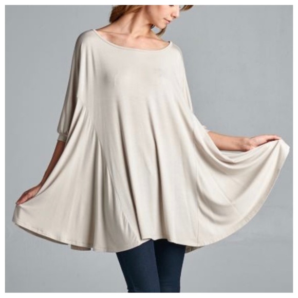 06 Boho Loose Fit Flowy Tunic top - Picture 2 of 4